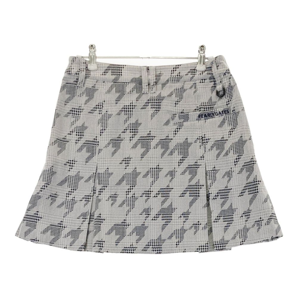 サイズ 0 PEARLY GATES パーリーゲイツ 055-2234912 スカート 千鳥格子柄 グレー系 240101543781 ゴルフウェア レディース ストスト