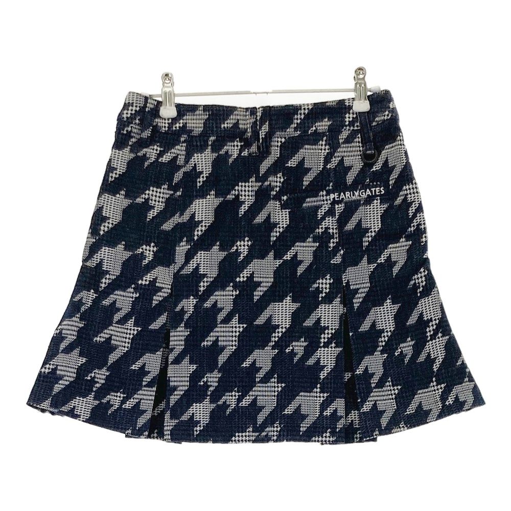 サイズ 00 PEARLY GATES パーリーゲイツ 055 2234912 スカート 千鳥格子柄 ネイビー系 ゴルフウェア レディース ストスト