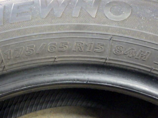 K376 ◆2025 製造 約8部山◆BS NEWNO◆175 65R15◆4本