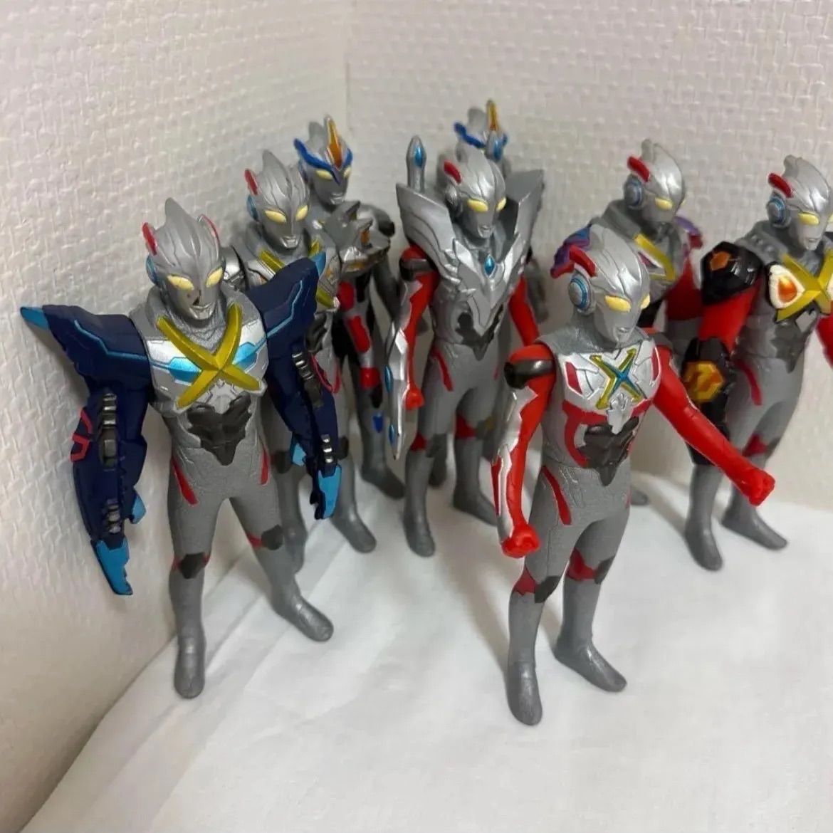 ウルトラヒーロー ウルトラマンX ソフビコンプリート8体セット ライブサイン付き