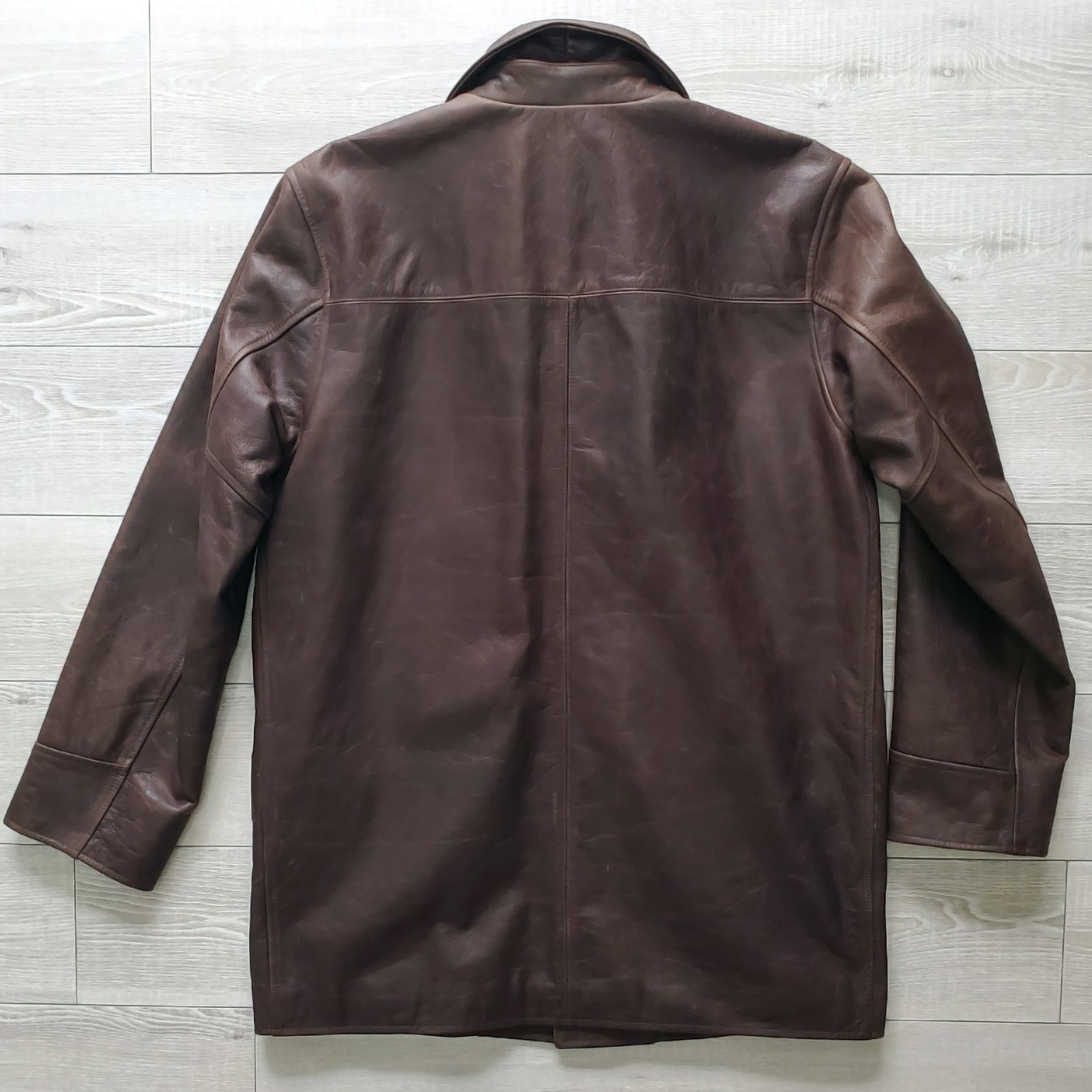 LANDS'END ランズエンド□極美品 1990-2000s アンティーク加工 牛革