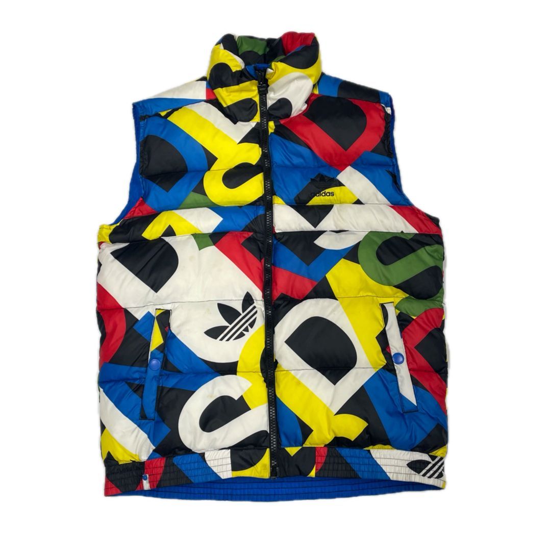 adidas Originals 総柄 ダウンベスト マルチ Lサイズ