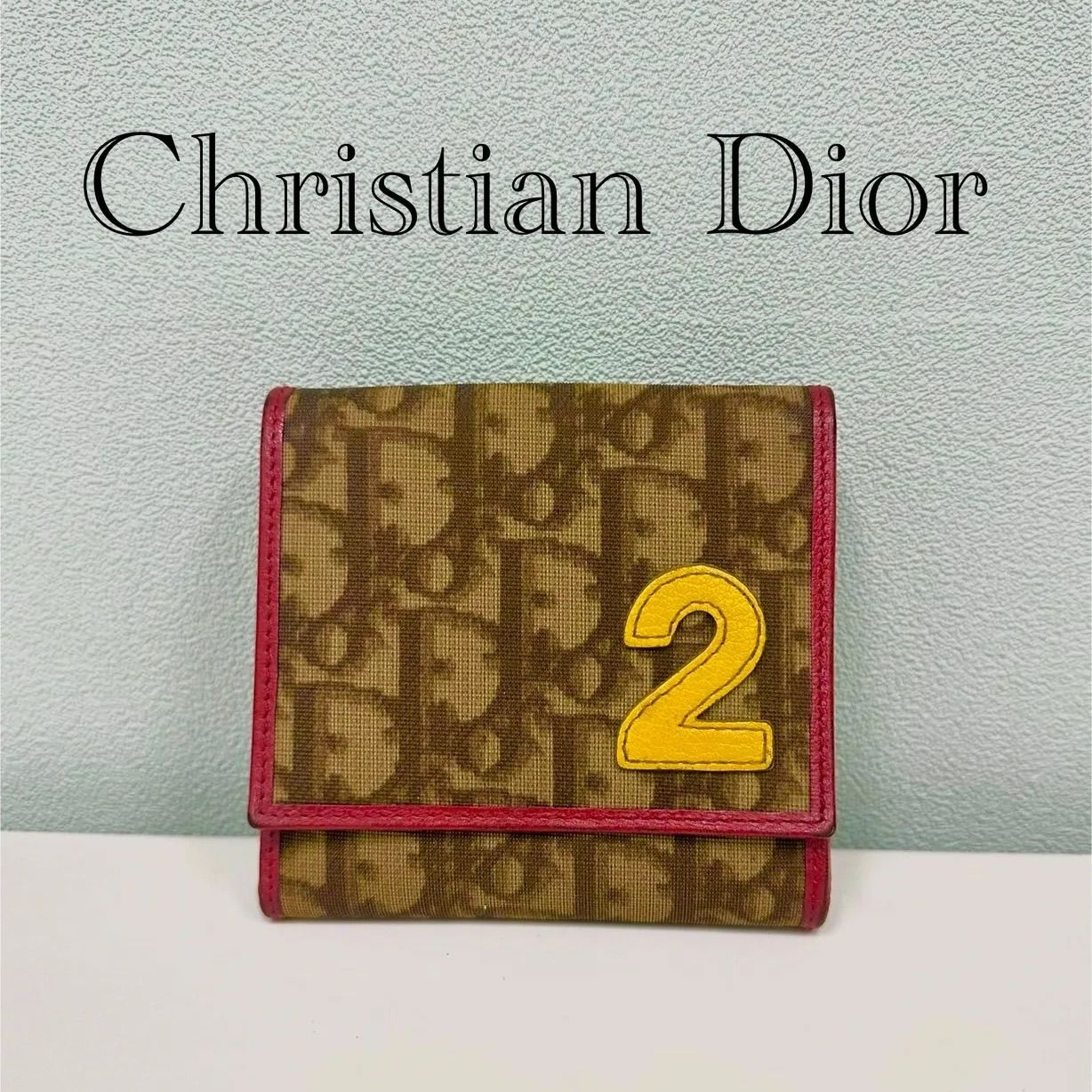 Christian Dior】クリスチャンディオール / No.2ロゴ 二つ折り財布