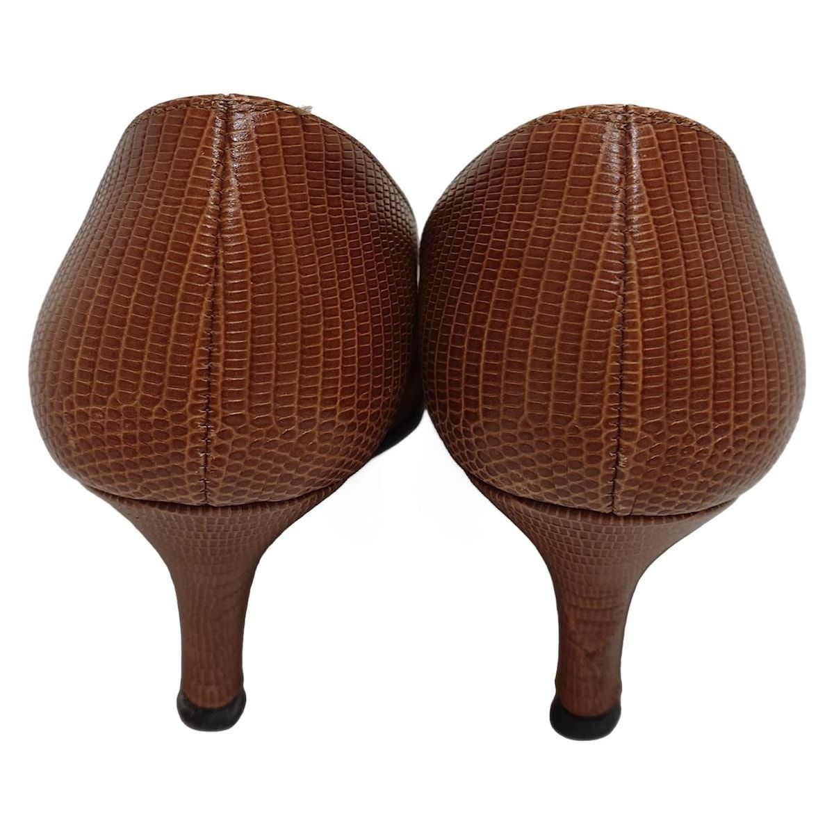 イタリア製 BRUNOMAGLI(ブルーノマリ) 本革 パンプス 24.5㎝ イタリア老舗ブランドBruno Magli ブルーノマリ 上品エナメル本革