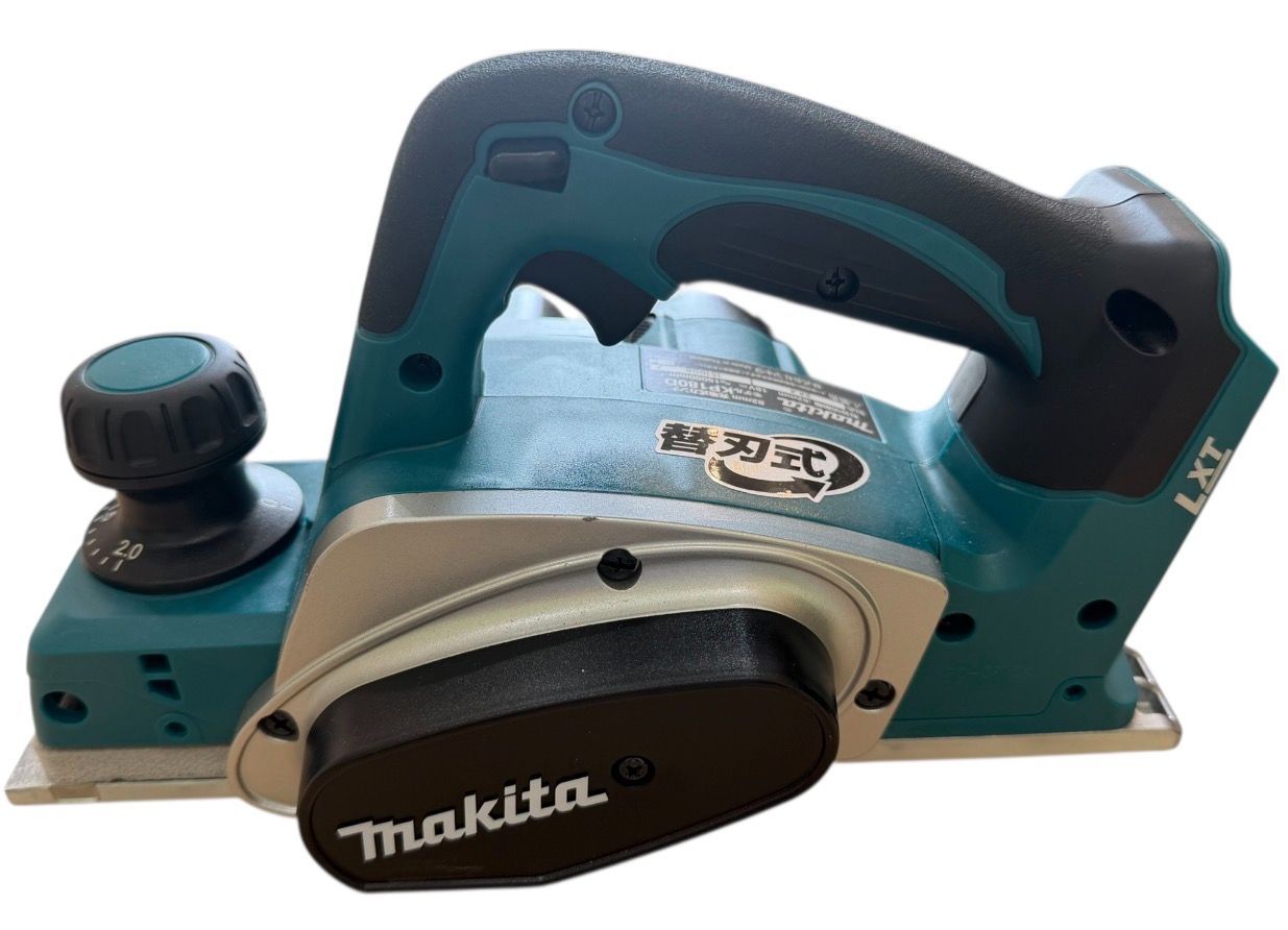 管理101 makita マキタ 82mm 充電式カンナ KP180D 本体 替刃 説明書付き バッテリーなし