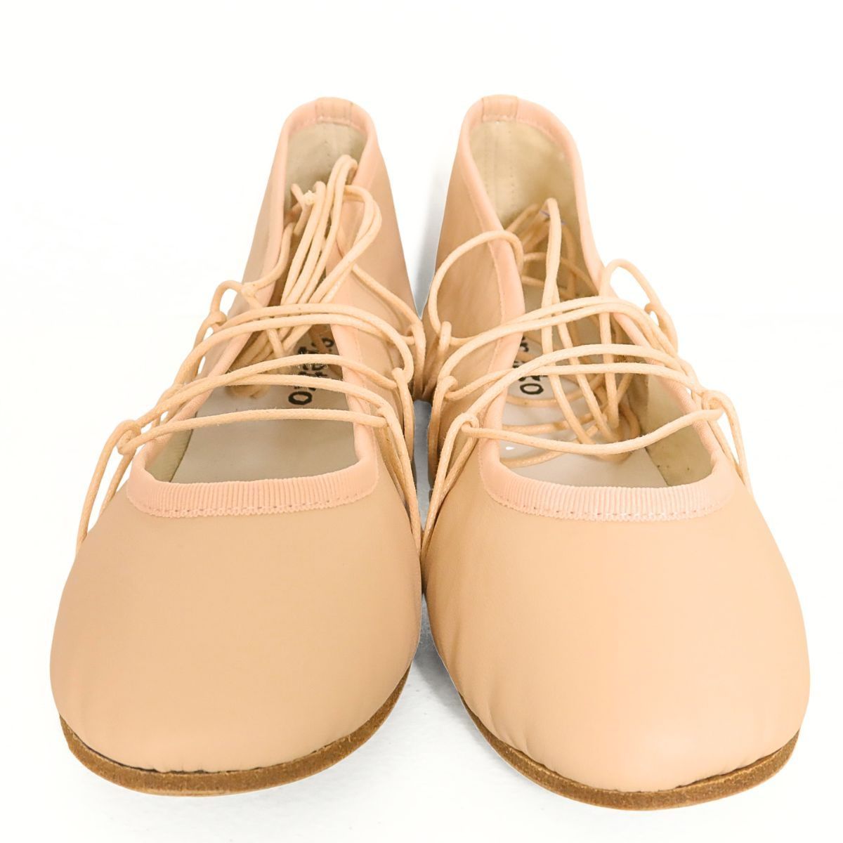 レペット　スウェード バレエシューズ 美品】レペット repetto☆バレエシューズ サイズ38 ベージュピンク系