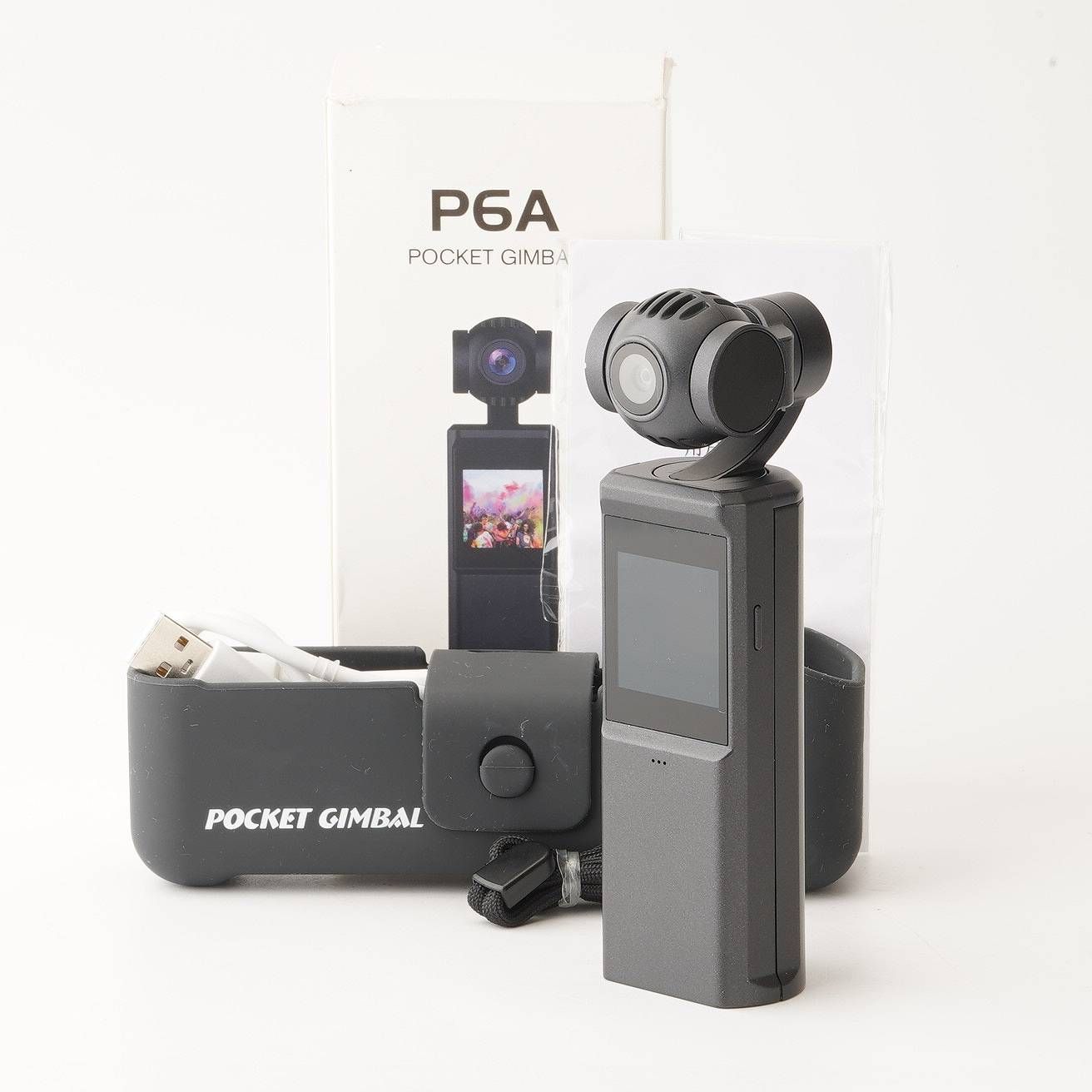 P6A Pocket Gimbal ポケットジンバル 3軸スタビライザー搭載 4K対応