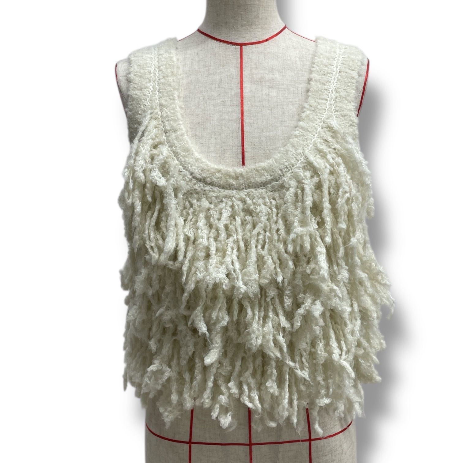 anukeアンヌークFringe Knit Bustierフリンジニットビスチェ 【公式通販】