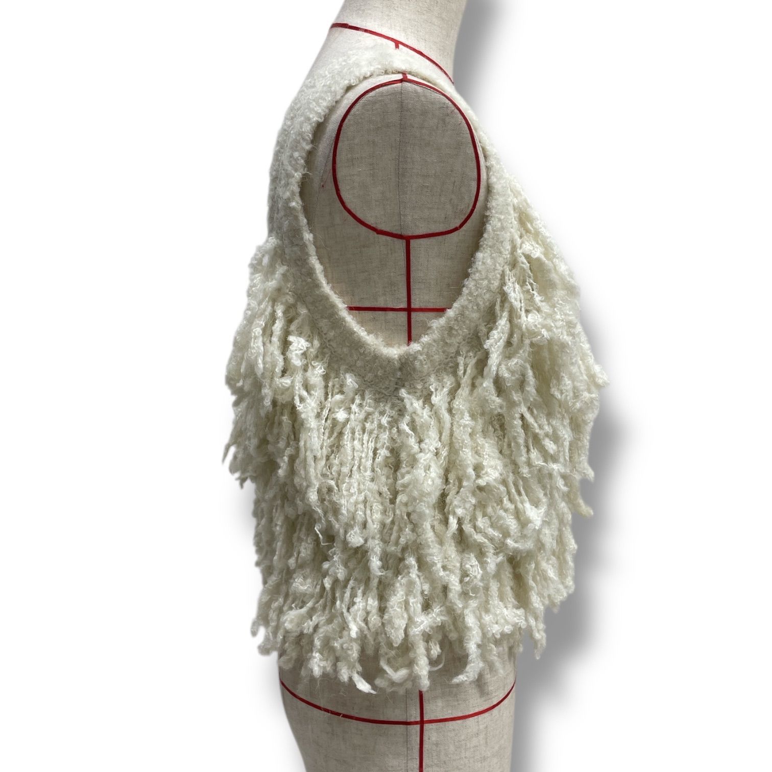 anukeアンヌークFringe Knit Bustierフリンジニットベスト anuke