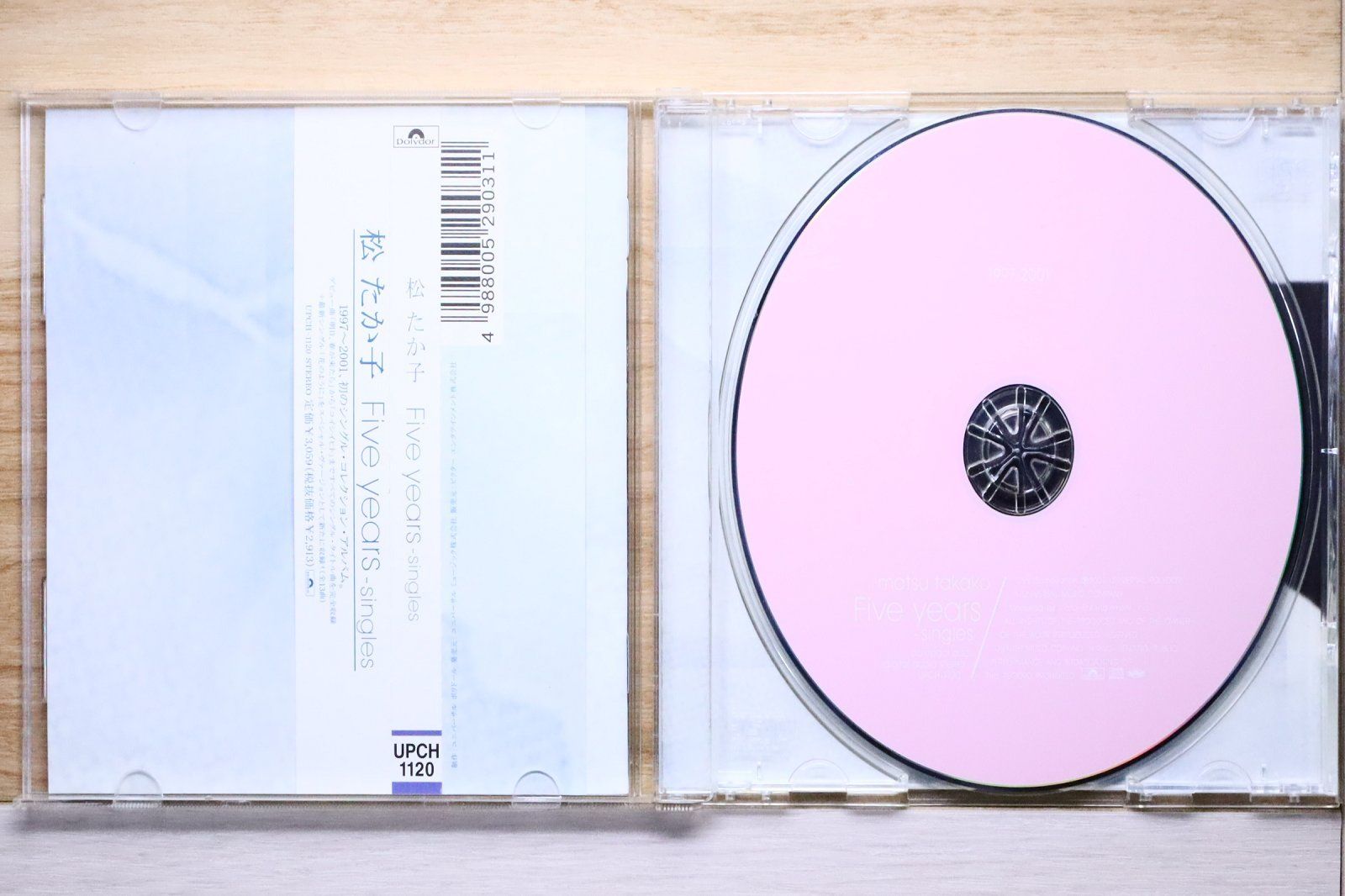 国内盤CD☆松たか子/Takako Matsu□ five years~singles 【UPCH1120