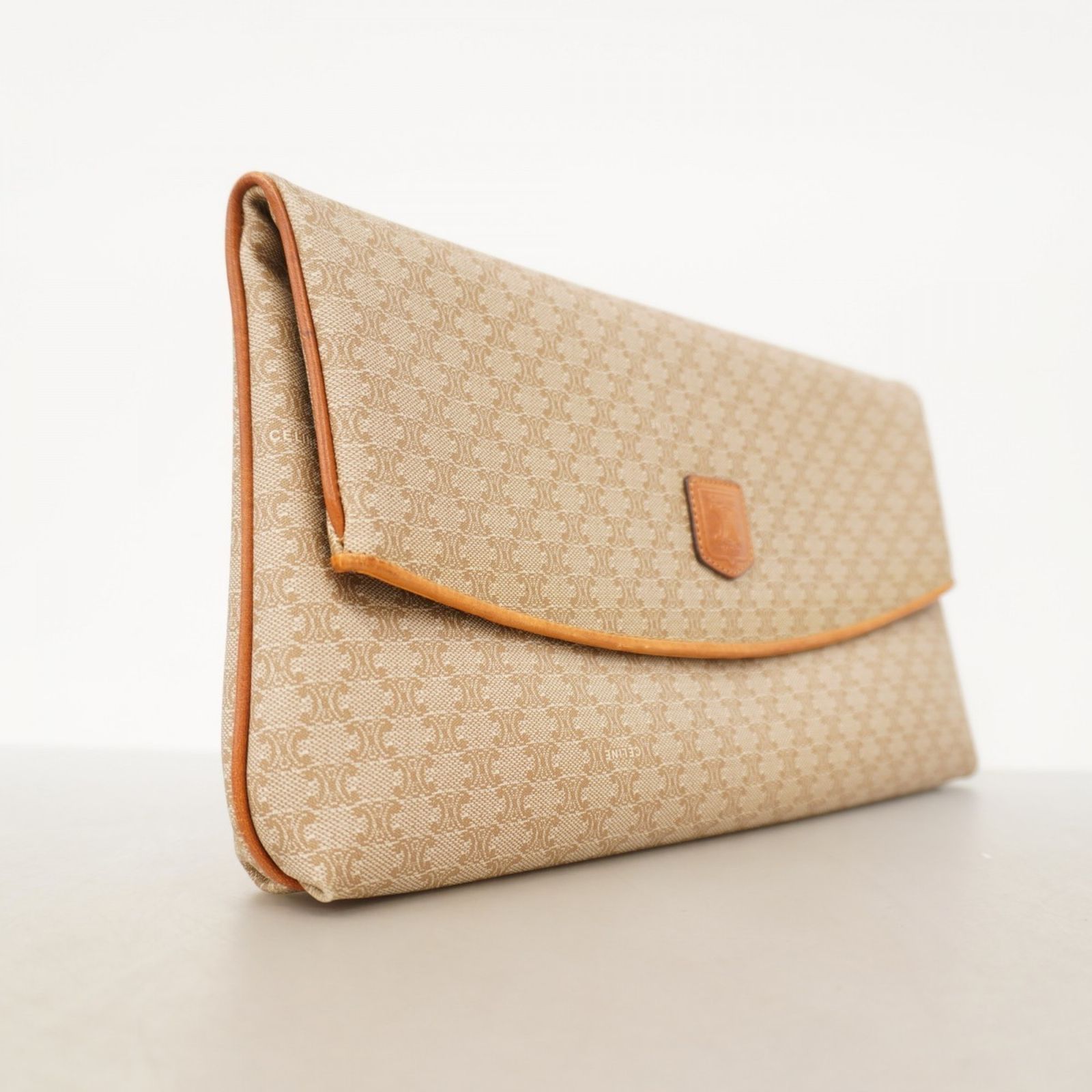 セリーヌ Celine セリーヌ クラッチバッグ マカダム ベージュ レディース P1542881