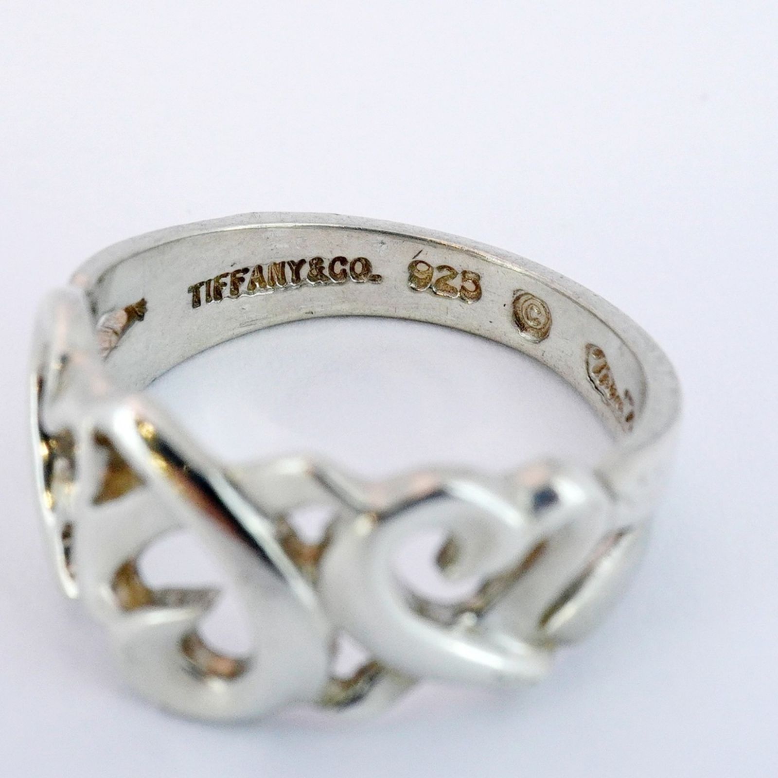 ティファニー 925 ラビングハート リング 9号/9号/g535-84 Tiffany&Co