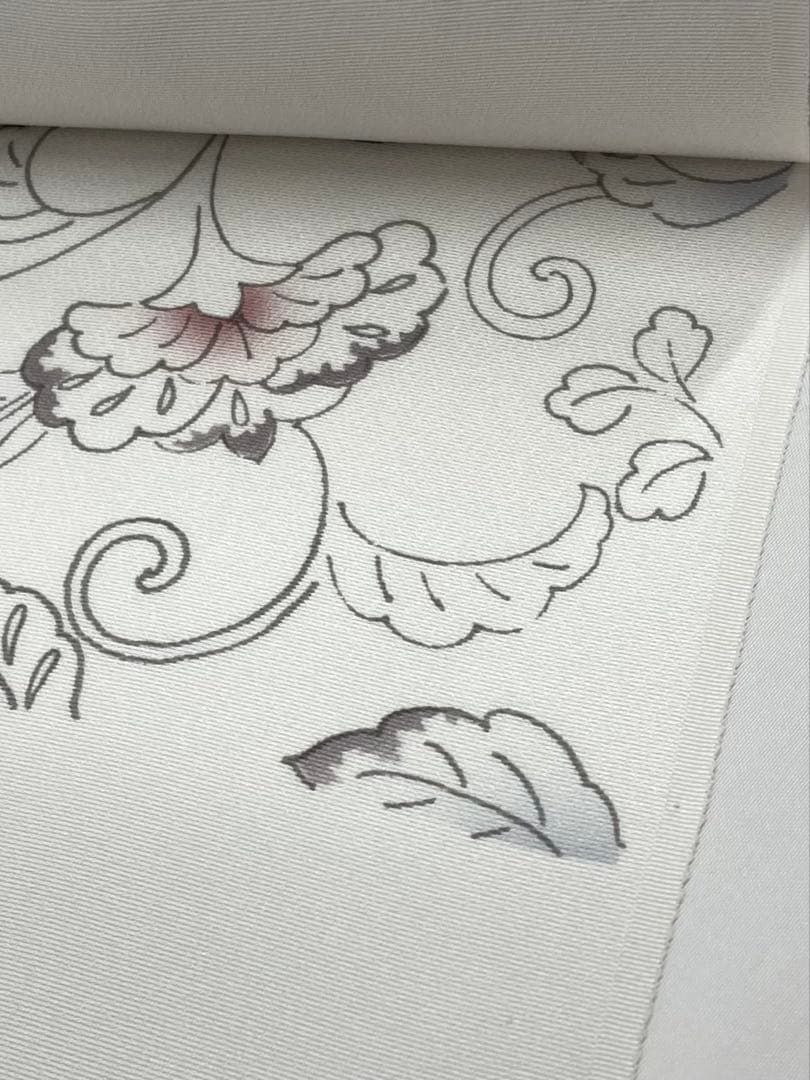 小紋 手描 手染 正絹 反物 小紋 京手描友禅 横段 手彫本型染 正絹 反物 - メルカリ