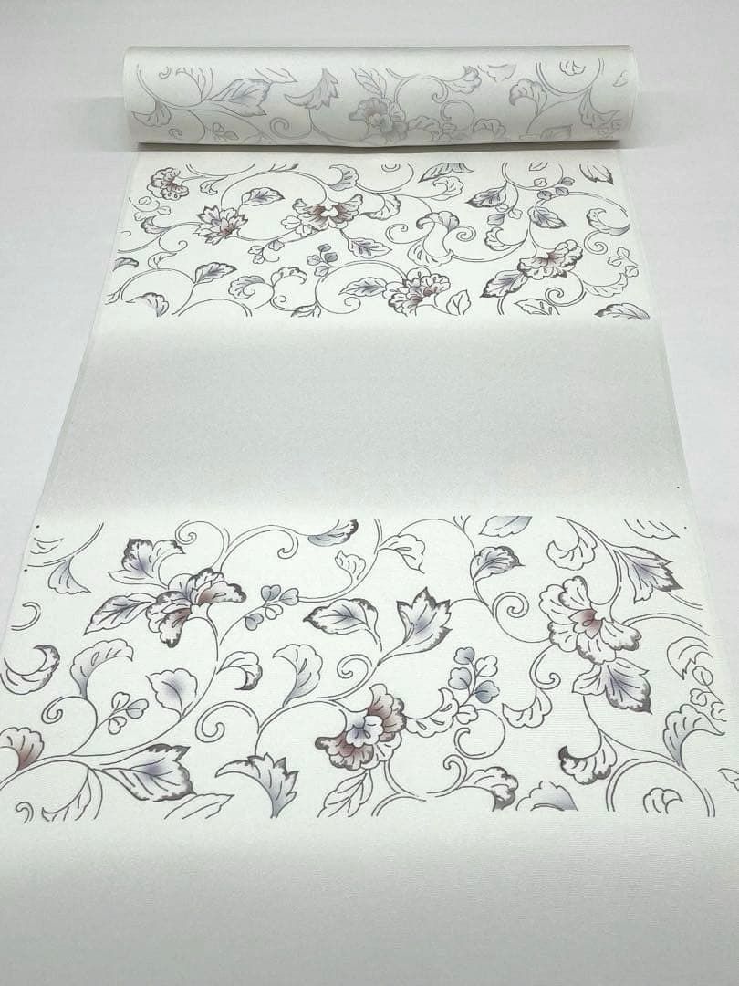 小紋 手描 全体柄 龍 正絹 反物 小紋 全体柄 ちりめん 正絹 反物 小紋 草木正倉院伝唐花 ちりめん 全体柄