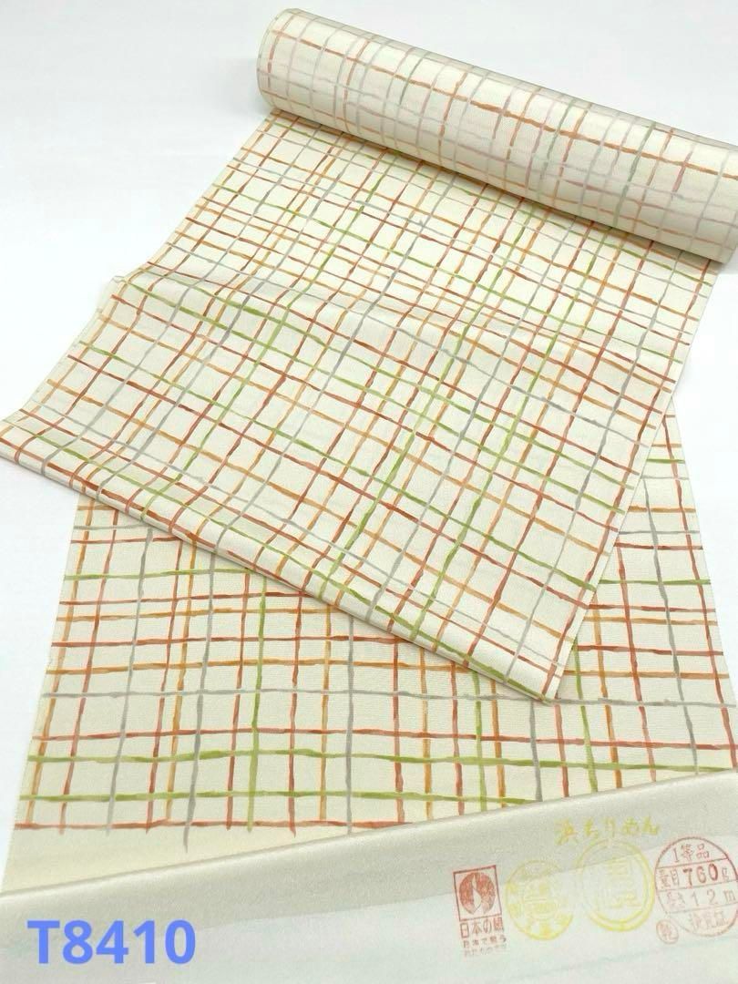 小紋 京友禅 菱健 浜ちりめん 型染 正絹 反物 - メルカリ