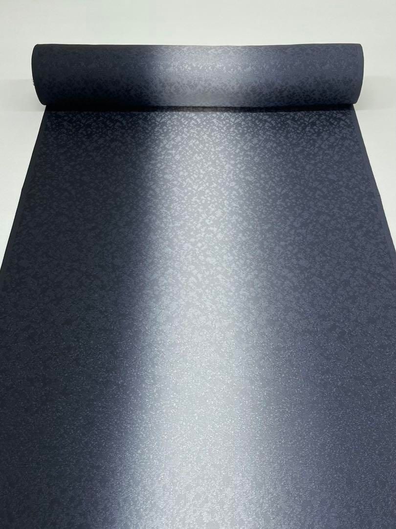 小紋 沙織 京手染 縦ぼかし 紋意匠 黒・グレー系 正絹 反物 - メルカリ