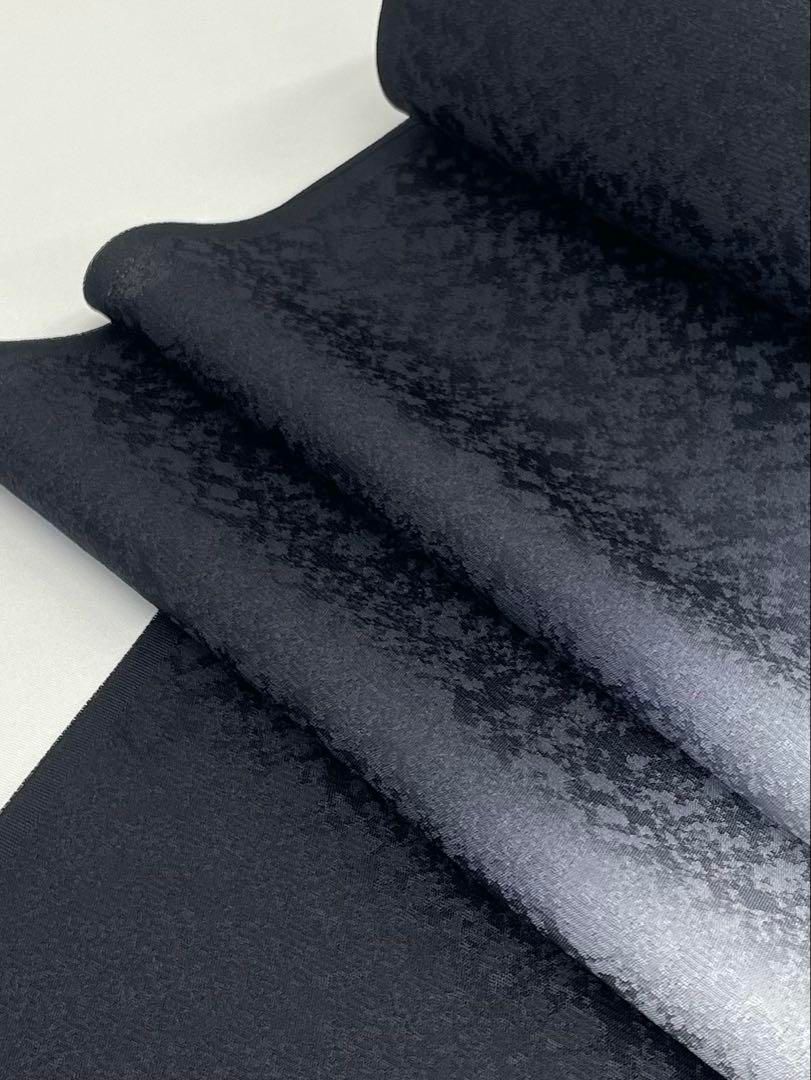 小紋 沙織 京手染 縦ぼかし 紋意匠 黒・グレー系 正絹 反物 - メルカリ