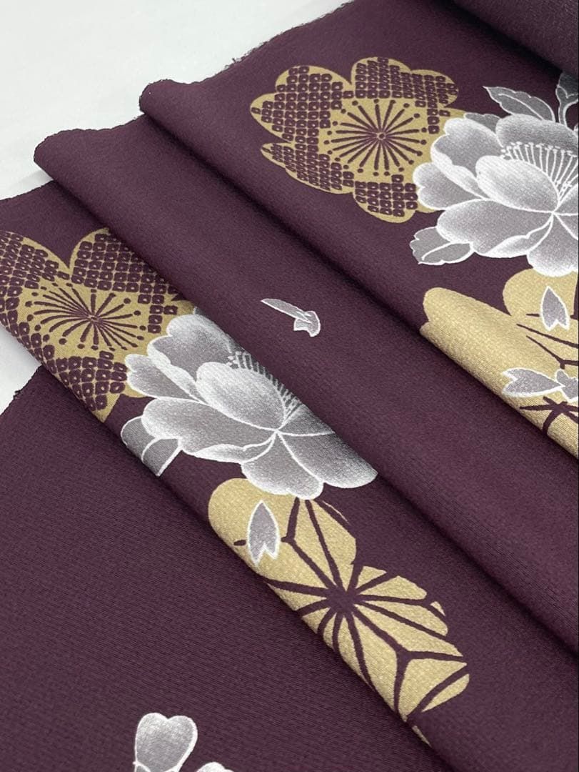 小紋 飛び柄 桜 正絹 反物 - メルカリ