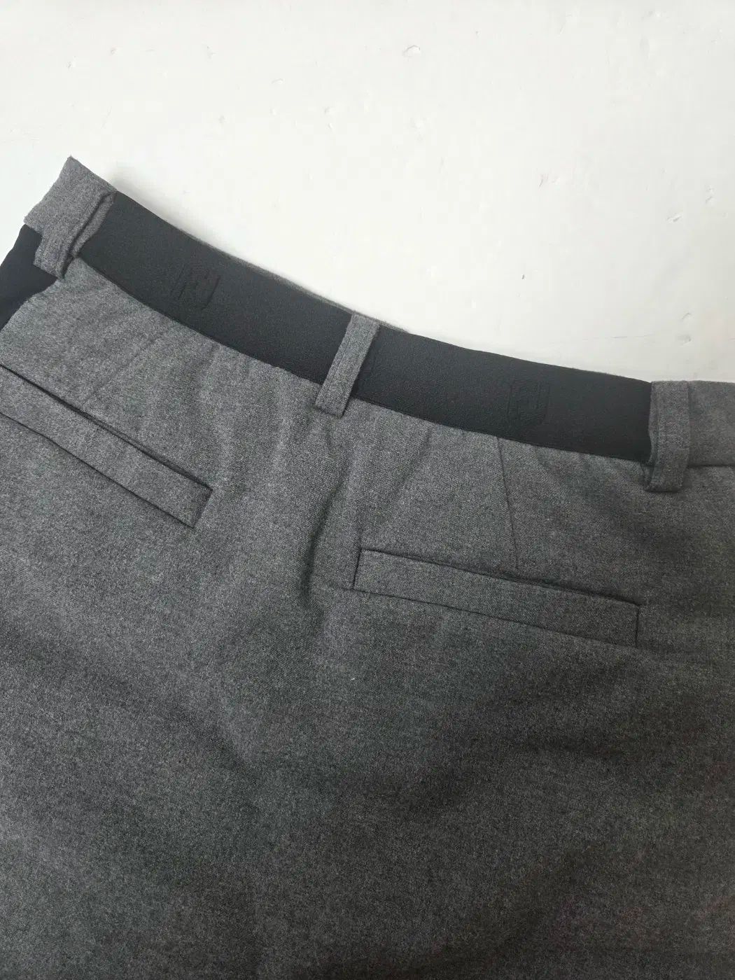 フットジョイ ダウン ラップ パンツ スカート ブラック - グレー XS LLC-HASEGAWATOSO_COM