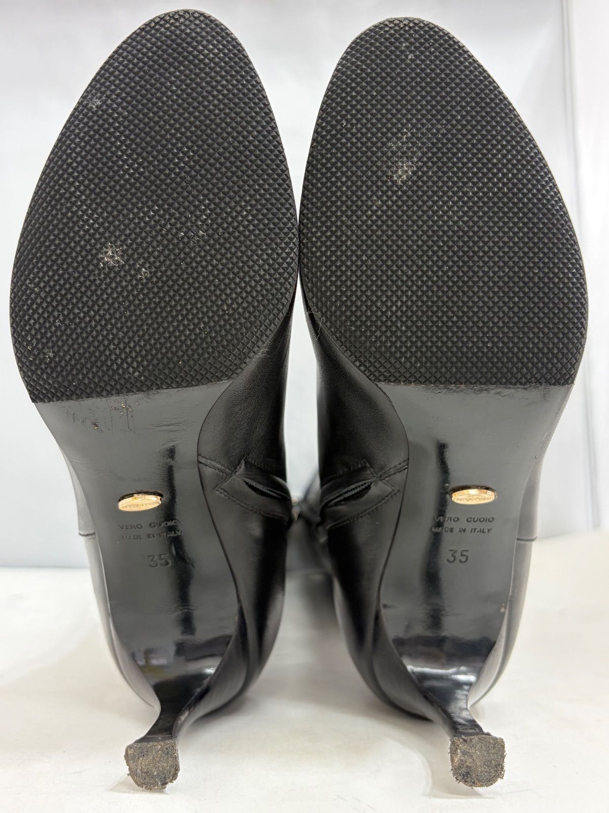 Sergio Rossi セルジオロッシ ロングブーツ サイドジップ 35 ブラック