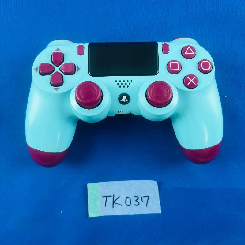 ◇TK037【限定モデル】PS4 デュアルショック4 ベリーブルー ゲオ限定
