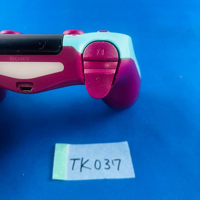 ◇TK037【限定モデル】PS4 デュアルショック4 ベリーブルー ゲオ限定