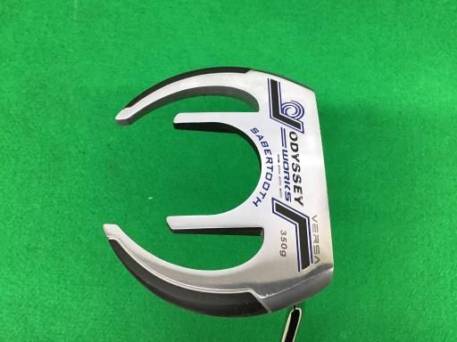 オデッセイ WORKS VERSA SABERTOOTH 33インチ パター PT スチール フレックスその他 メンズ 男性用 右利き 右用 Dランク ゴルフクラブ