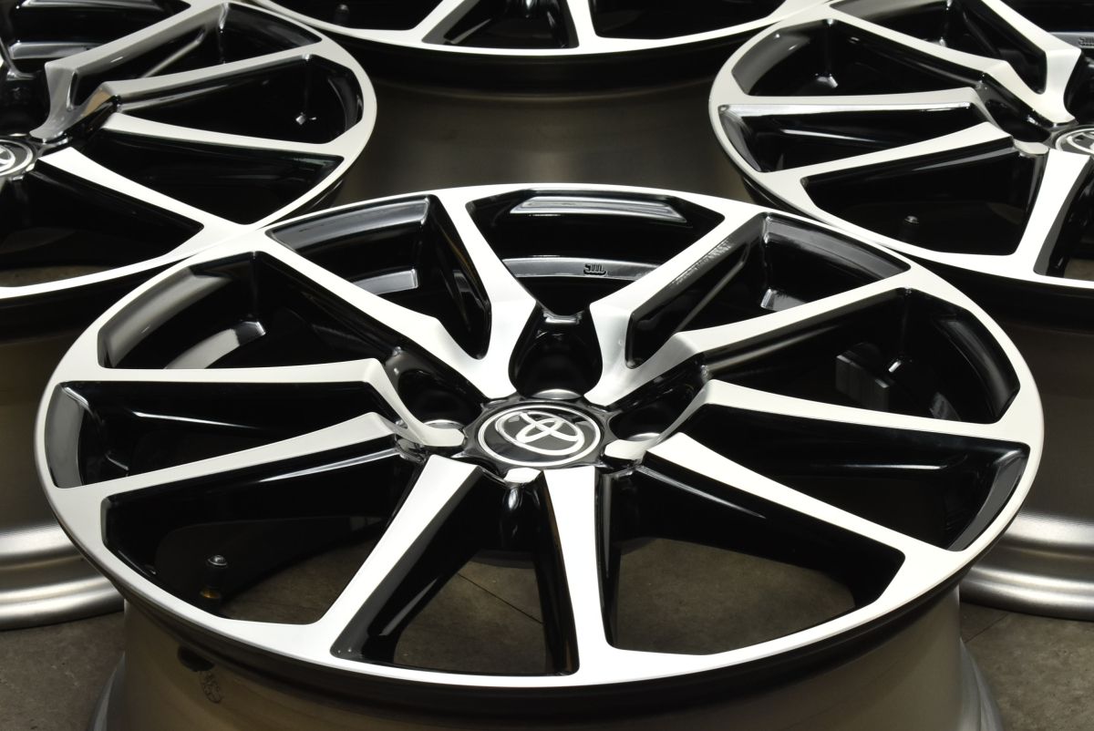 新車外し品 トヨタ ヤリスクロス GR SPORT 純正 18in 7.5J 50 PCD114.3 4本セット ノア ヴォクシー エスクァイア C-HR 流用