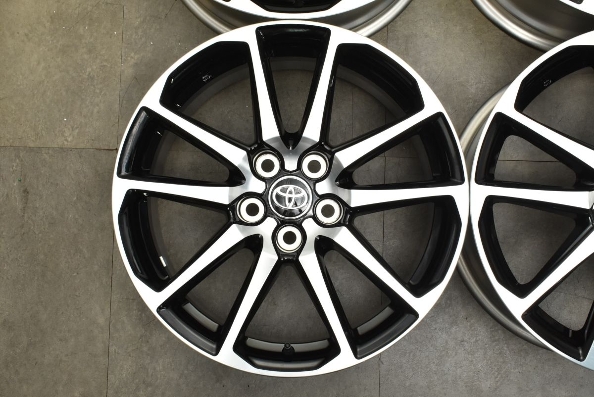 新車外し品 トヨタ ヤリスクロス GR SPORT 純正 18in 7.5J 50 PCD114.3 4本セット ノア ヴォクシー エスクァイア C-HR 流用 FFCRYSTALESIA_COM