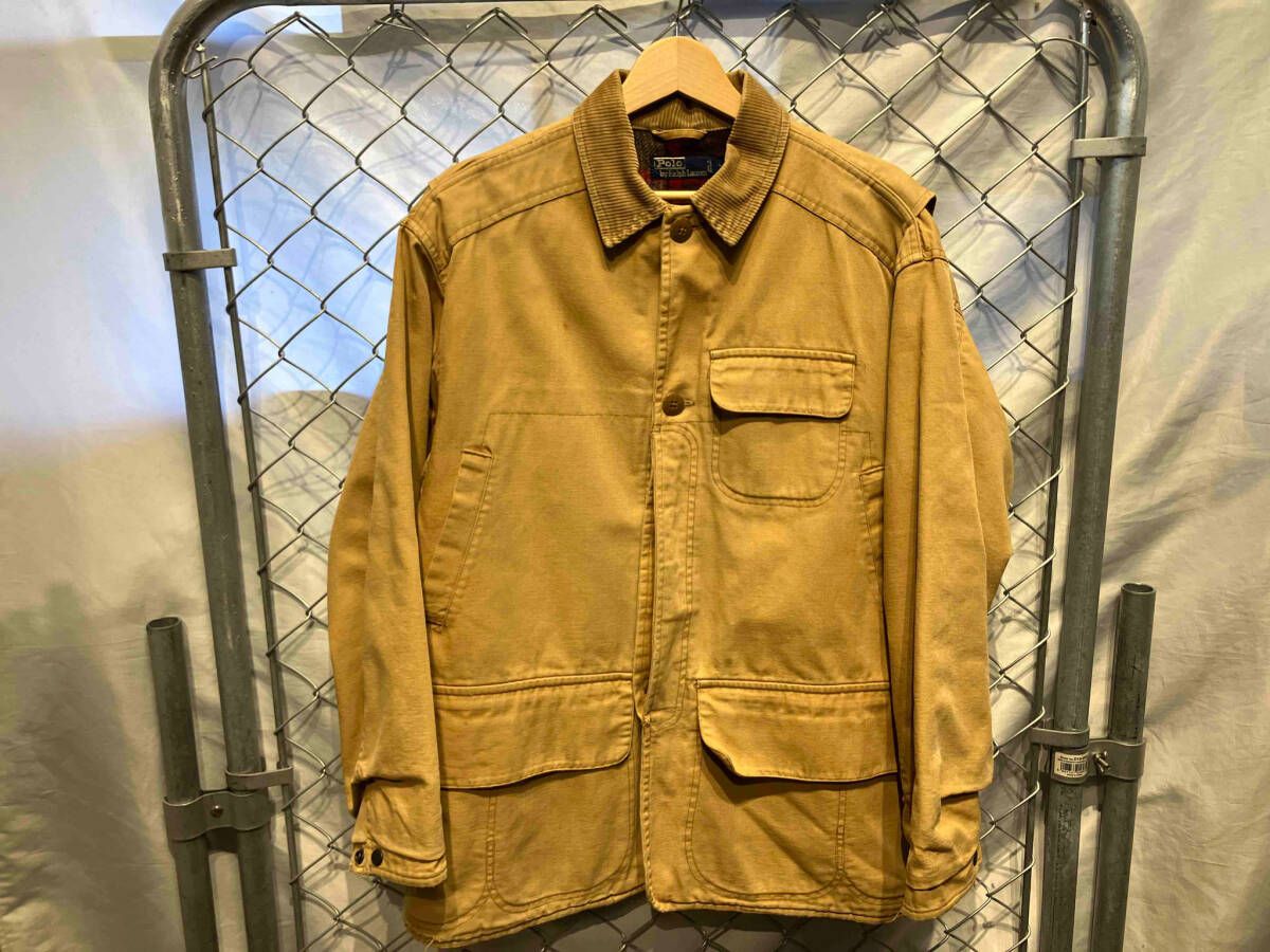POLO RALPHLAUREN ダック地ハンティングジャケット L ラルフローレン