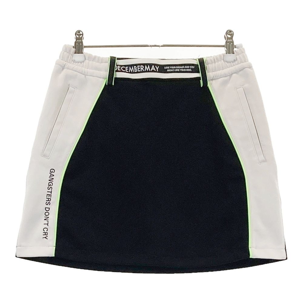 サイズ S DECEMBERMAY ディセンバーメイ インナー付き ストレッチスカート ブラック系 240101504891 ゴルフウェア レディース ストスト