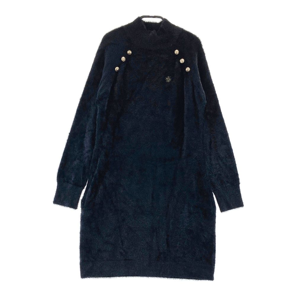 サイズ S ST ANDREWS セントアンドリュース モデル 長袖ワンピース ブラック系 240101542332 ゴルフウェア レディース ストスト