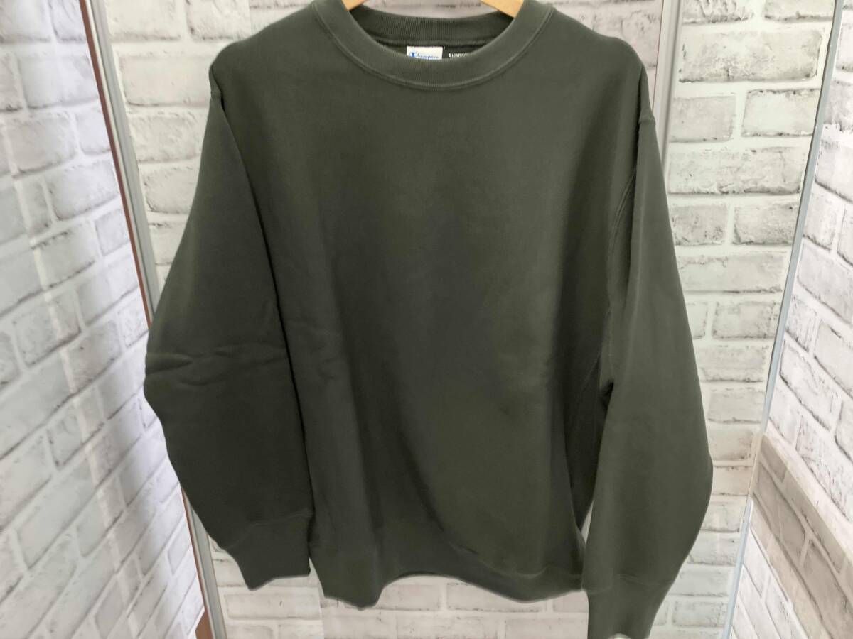 ♥タグつき champion REVERSE WEAVE チャンピオン リバースウィーブ C8-A030 スウェット サイズL モスグリーン