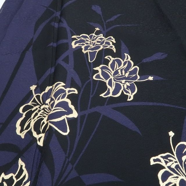 新品 百合 着物 正絹“貴女を照らす素敵な和モダン”仕付け糸付 訪問着 6935 新品 百合 着物 正絹“貴女を照らす素敵な和モダン”仕付け糸付 訪問着