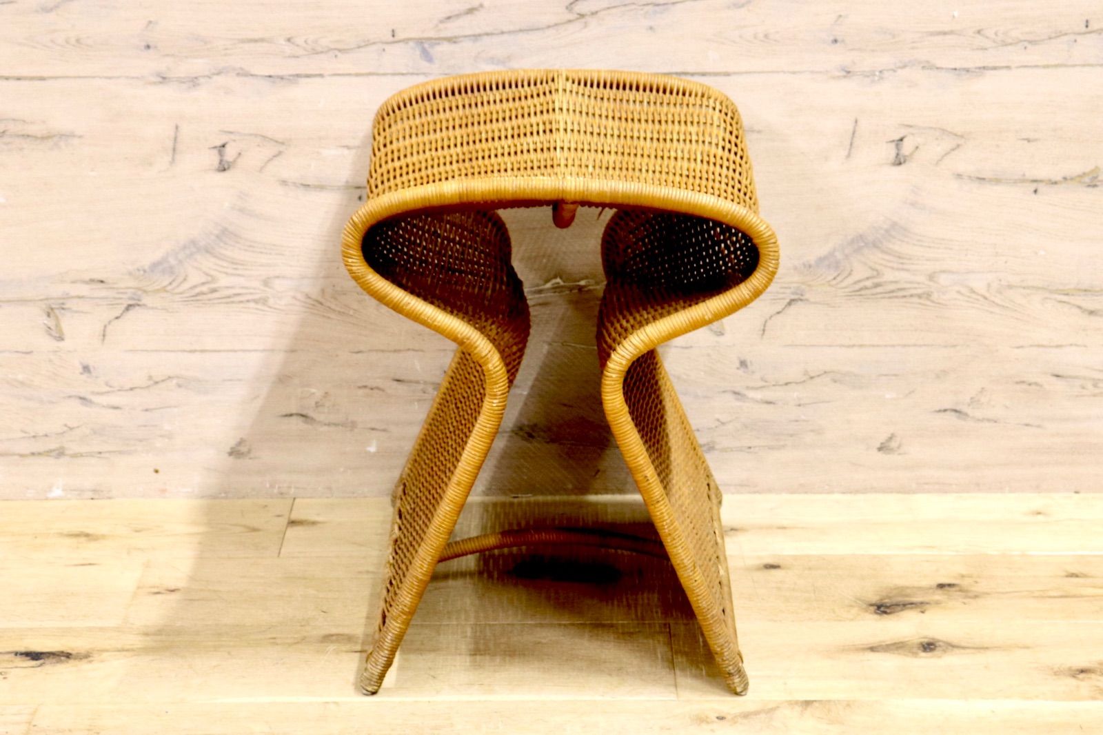 GMIK564A IDEE イデー SHROOM WICKER シュルーム ウィッカー ラタンスツール 籐 オットマン サイドチェア 定価約4万