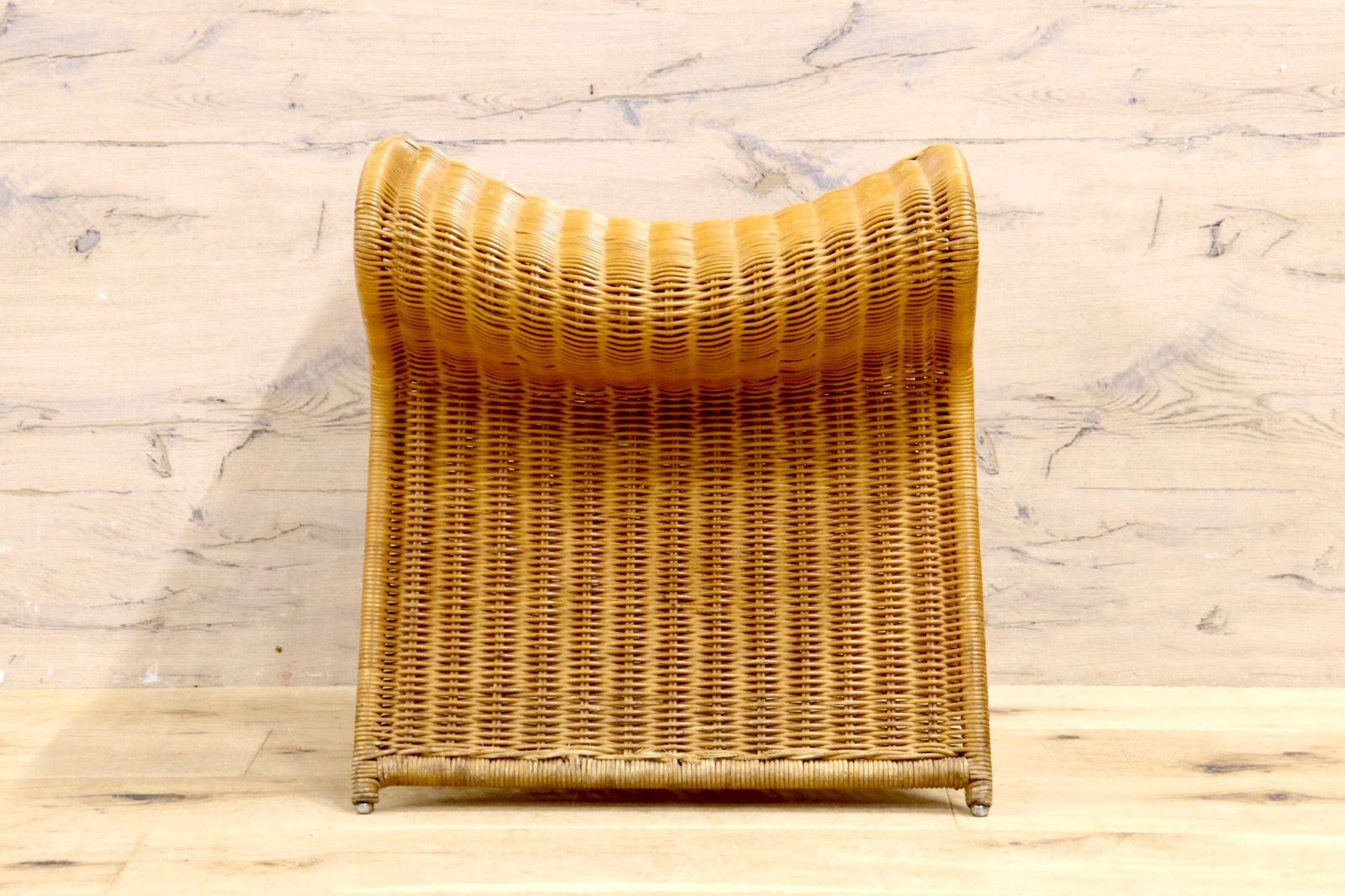 ウィッカー ラタンスツール