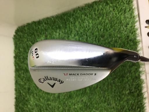 【】 キャロウェイ MACK DADDY 2 クロムメッキ 60°/14°C ウェッジ WG NS PRO 950GH (フレックスS) メンズ 男性用 右利き 右用 Cランク ゴルフクラブ