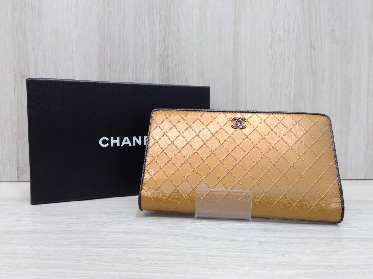 シャネル CHANEL／ビコローレ 1169****／長財布 黄 箱・ギャランティ