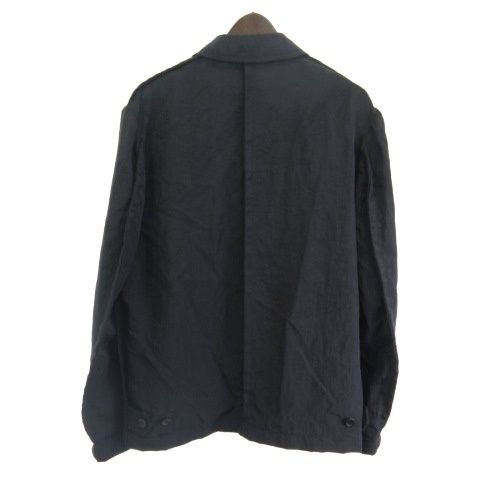 コムデギャルソンオムプリュス COMME des GARCONS HOMME PLUS ジャケット シワ加工 フェイクポケット ブラック 黒 M