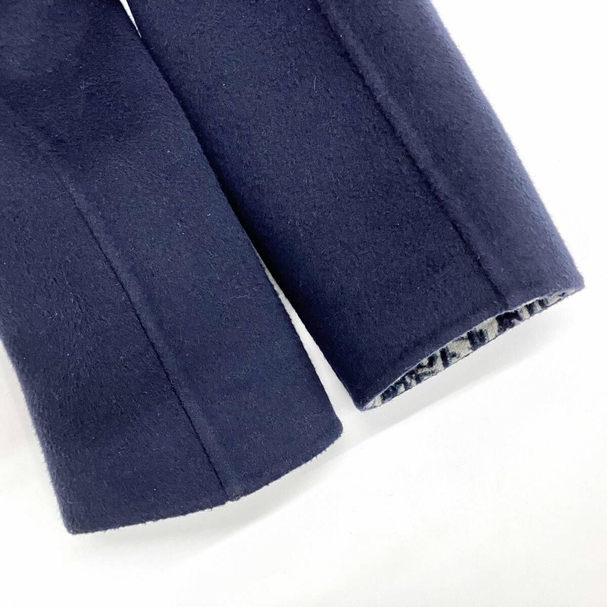 Christian Dior クリスチャンディオール ウール ベルト付きコート