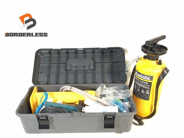 品 makita マキタ 100V ダイヤテックドリル DT0600 ホルダー＋水タンク＋ケース付 多数 ミストドリル 低振動ドリル117622