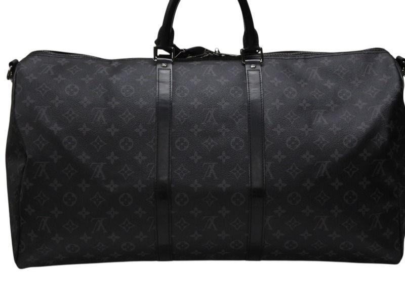 LOUIS VUITTON ルイヴィトン ボストン キーポルバンドリエール45 ダミエグラフィット M40605 ブラック シルバー金具 4b008396