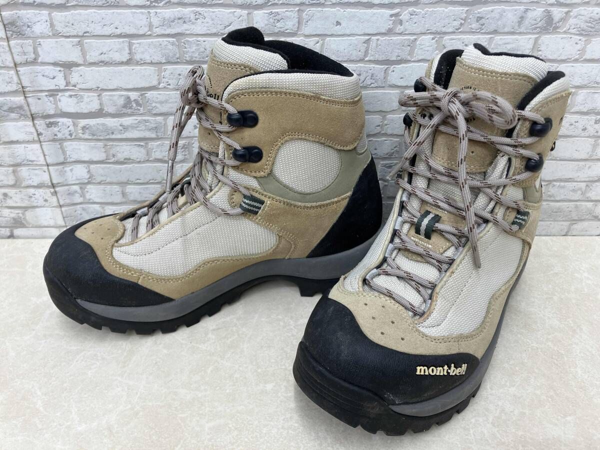 mont-bell モンベル トレッキングブーツ 362045103 GORE-TEX 登山 アウトドア レディース 24.0cm ベージュ×ブラック