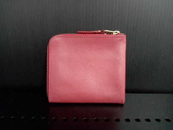COMME des GARCONS コムデギャルソン スペイン製 L字ファスナー コインケース 小銭入れ レッド