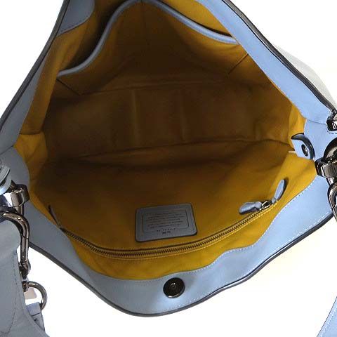 【美品】nomad ・タン　2ウェイショルダーバッグ バッグCOACH コーチ レザー デニム ハンドバッグ 2way