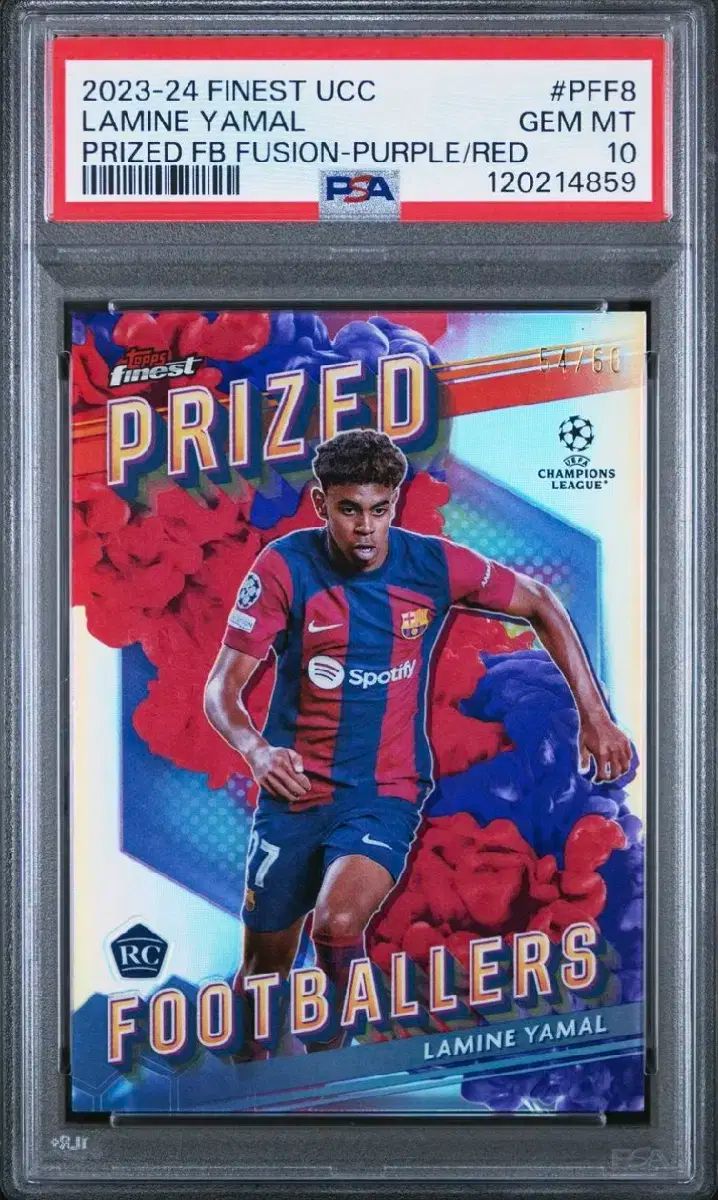 ヤマル ルーキー ヒュージョン 60ハン PSA10