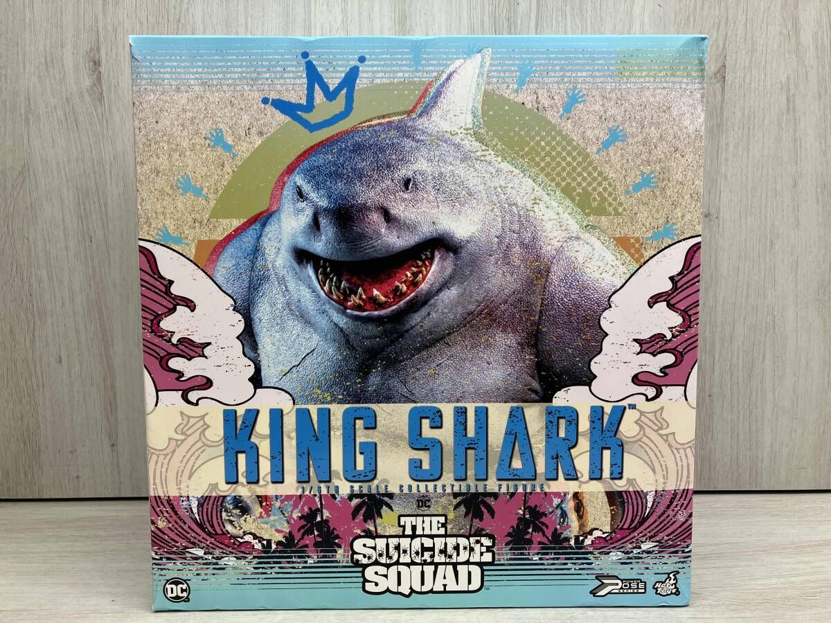 ホットトイズ キング･シャｰク 1|6 パワｰポｰズ 可動フィギュア ザ･スｰサイド･スクワッド 悪党､集結