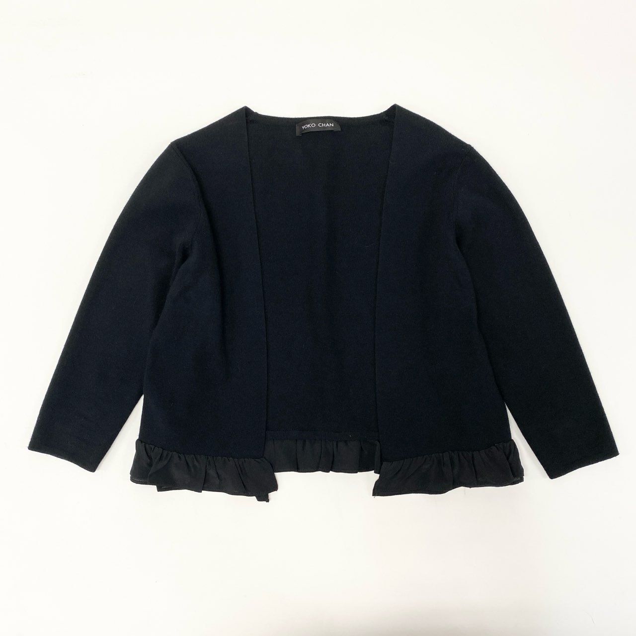 タグ付 YOKO CHAN カーディガン ボレロ ブラック ヨーコチャン タグ付