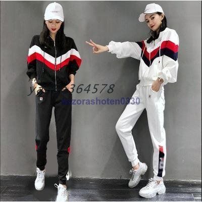 セットアップ レディース 上下セット アウター ジャージ ロングパンツ ジョグパンツ 運動着 アウトドア スポーツウェア yan5a364578