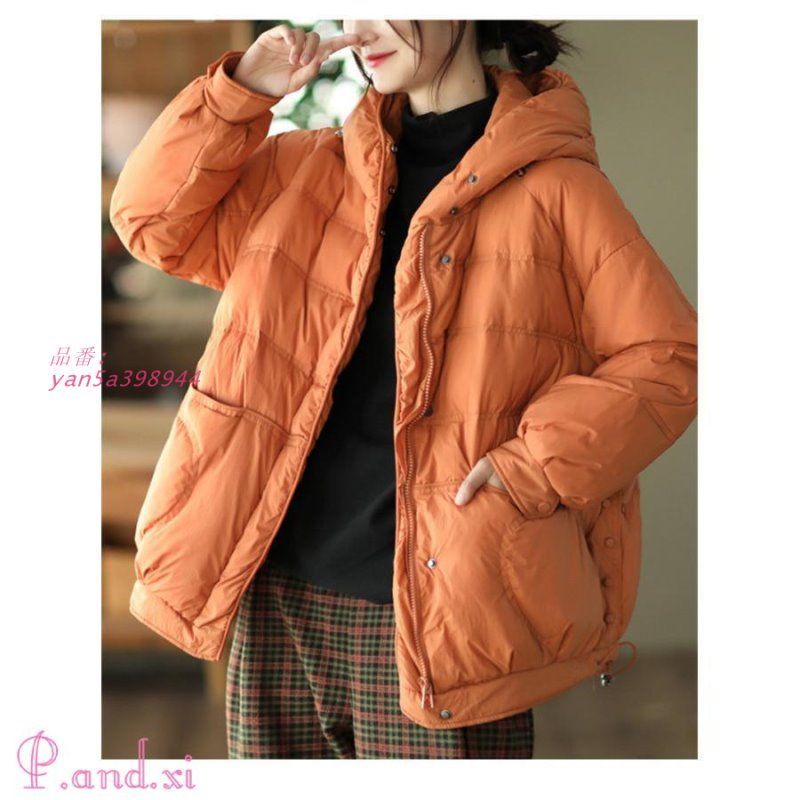 ダウンジャケット フード付き